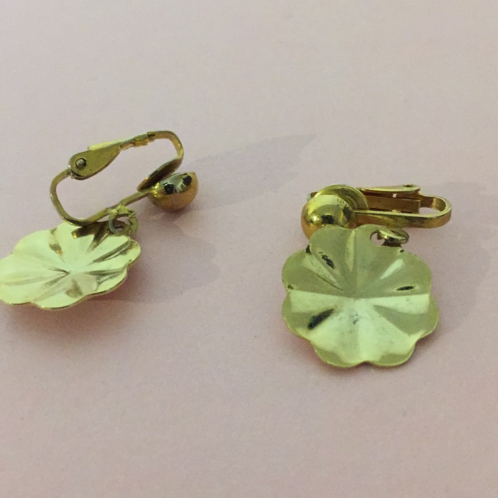 Lovely earrings jewelry, clip on style, 1/2”*